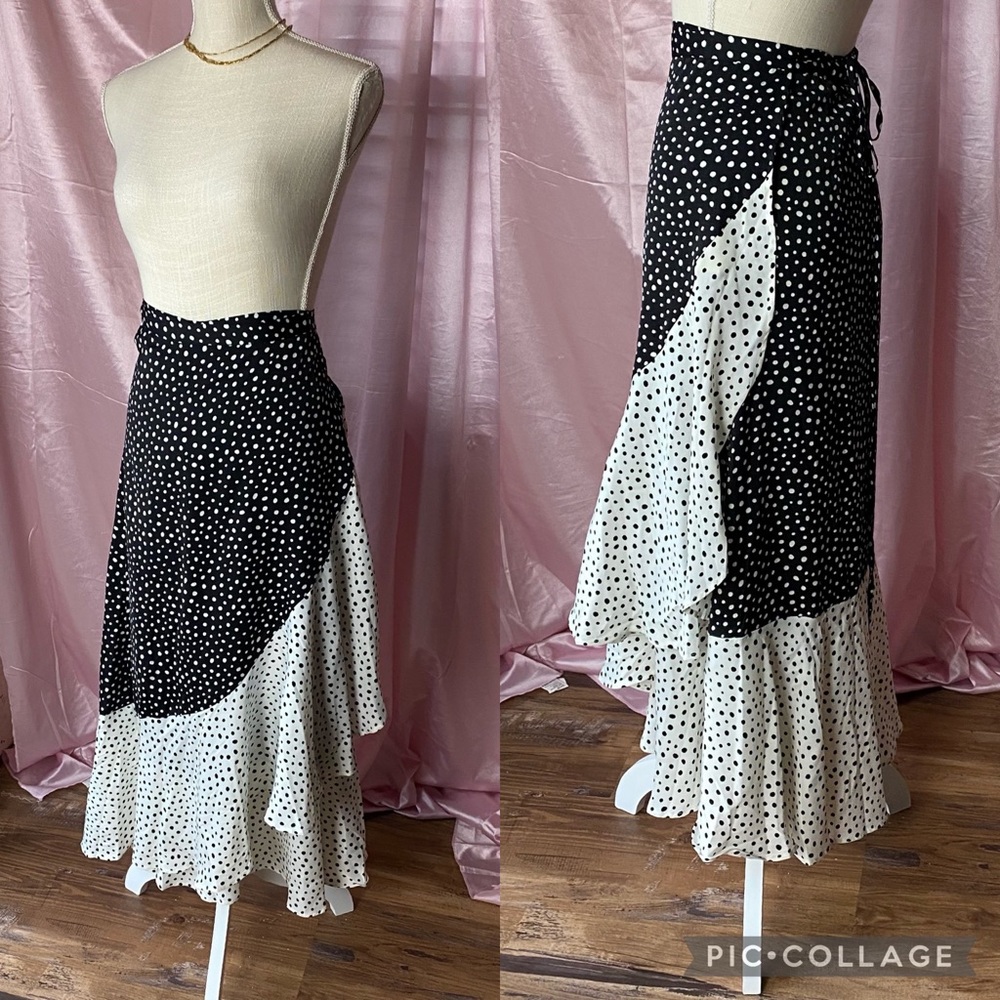 NWT Summersalt Beach to Brunch Wrap Skirt On the Dot M